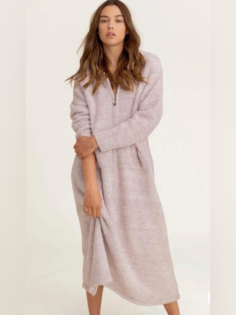 Barefoot Dreams Cozychic Hooded Lounger, like new ($138)!